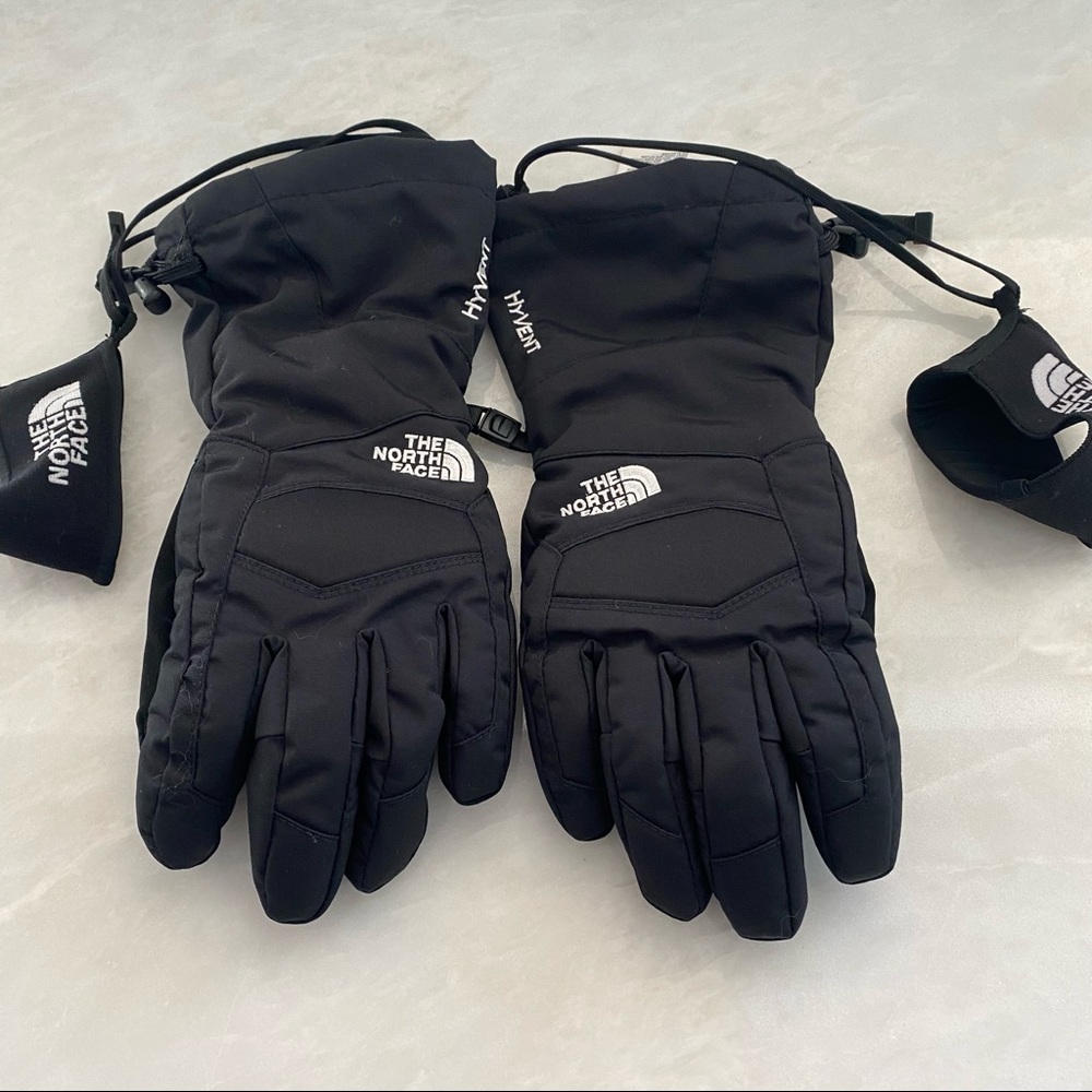 The North Face hyvent ski gloves